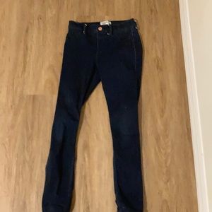 Abercrombie kids dark blue pull-on jeans legging